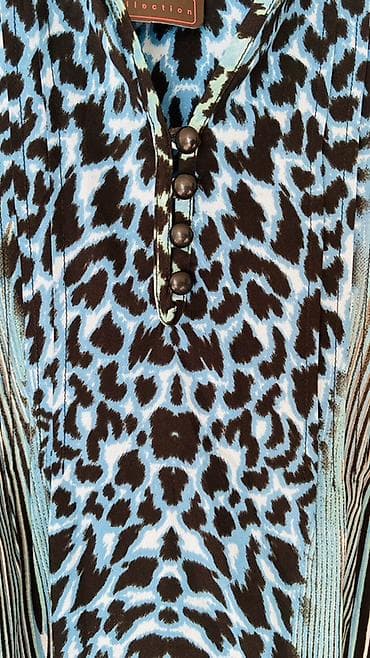 bol şalvar: Marina Fabiano – “Julietta” brendi, leopard və abstrakt xətli naxışlı — 3