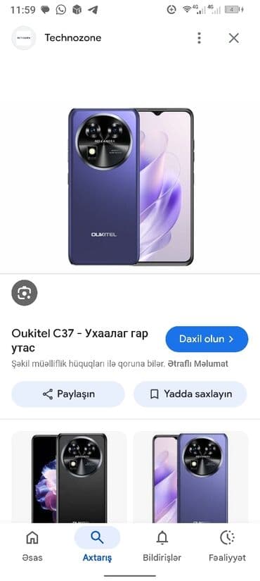 simdə kredit almaq: Oukitel C37 smartfonu, müasir dizaynı və funksionallığı ilə seçilir — 1