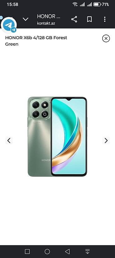 Honor X6b, Barmaq izi, Face ID