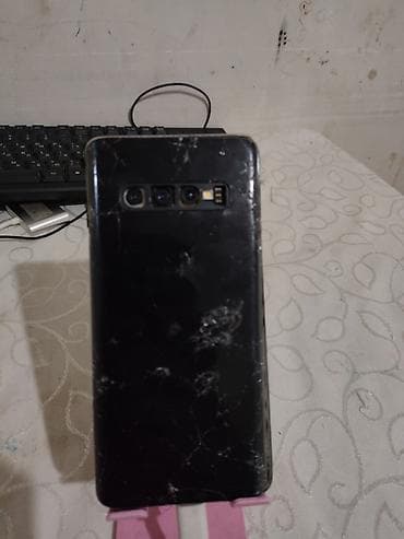 iphone 6 pro max: Samsung Galaxy S10, 128 GB, rəng - Qara, Qırıq — 1
