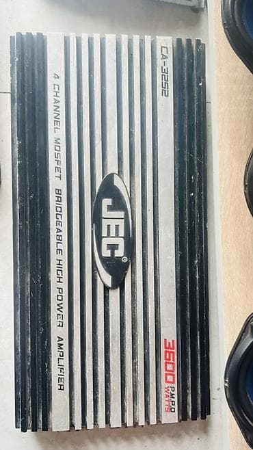 JEC CA-3252 avtomobil gücləndiricisi - 4 kanallı MOSFET quruluşu -