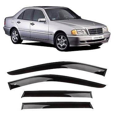 Прицепы: Mercedes ucun vetrovik.w202.ve w210 Ceska ve 4 fara ucun Vetrovikler — 1