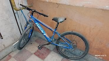 vals: Velosiped – GINAT (MTB tipli) - Rəng: mavi-narıncı loqo və detallar - — 2