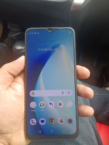 Realme C33, rəng - Qara, Barmaq izi