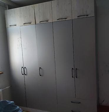 4 qapılı, Siyirməli, Boz, Digər material, Açılan, Düz dolab — 5