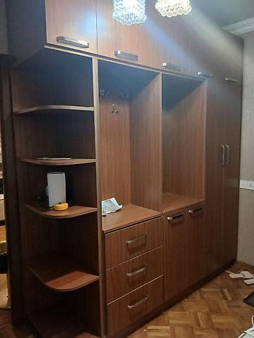 maqnitli qapi toru: 2 qapılı, Qəhvəyi, Digər material, Açılan, Düz dolab — 1