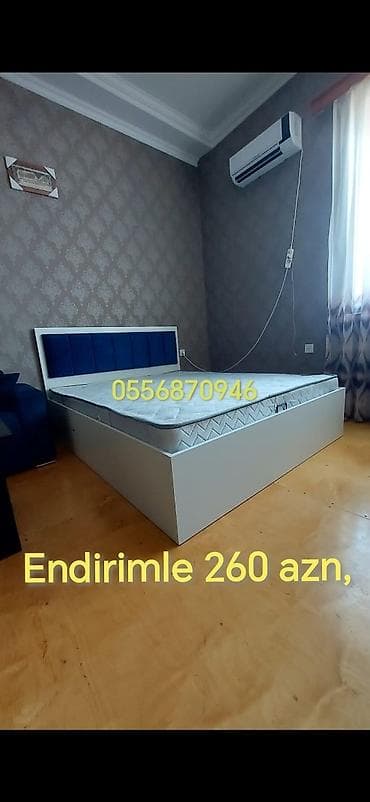 Yeni, İkinəfərlik çarpayı, Bazasız, Matras ilə, Siyirməsiz, Azərbaycan lalafo.az -da Yeni, İkinəfərlik çarpayı, Bazasız, Matras ilə, Siyirməsiz, Azərbaycan