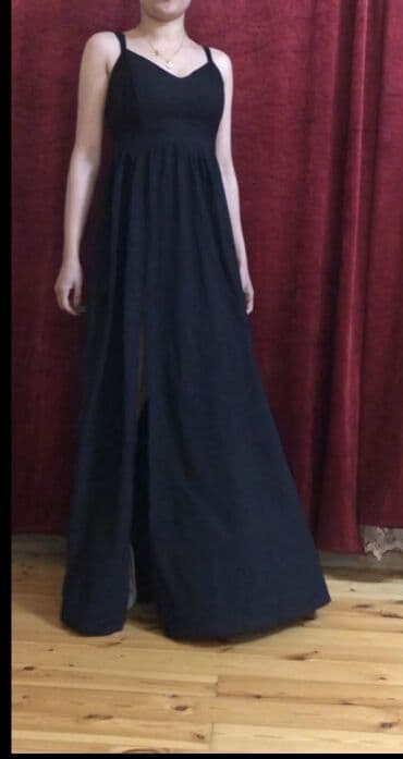 женское платье из вельвета: Вечернее платье, Макси — 1