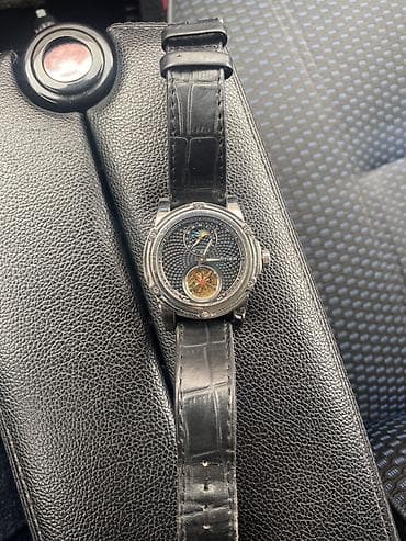 saat alıram: Qol saatı, Cartier, rəng - Qara — 3