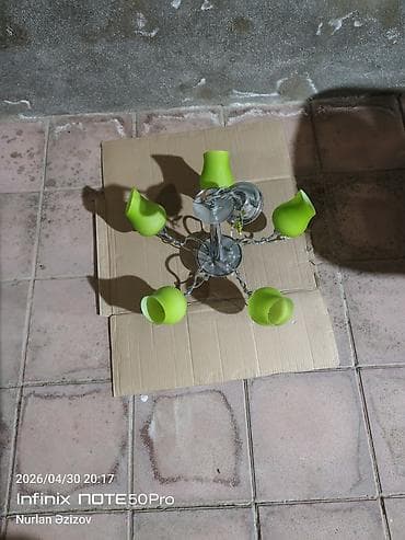 2 ci əl xalca: Çılçıraq, 5 lampa, Metal — 2