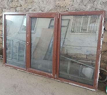 parket yonan: Plastik pencere karicniv 2eded eyni ölçüde, 1eded çift açılan110azn — 4