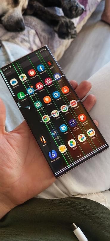 Техника и электроника: Samsung Galaxy Note 20 Ultra, 256 ГБ, цвет - Золотой, Face ID, Битый, Сенсорный — 8
