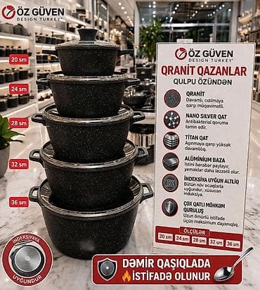 Qazan, rəng - Qara, Qranit, Türkiyə