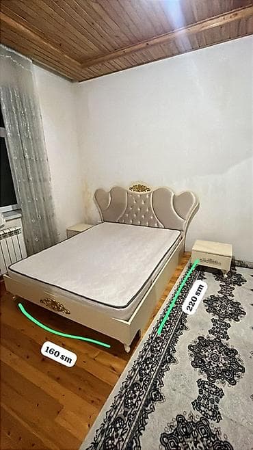 şifonyer dolap: İkinəfərlik çarpayı, Dolab, İşlənmiş — 2