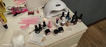 гель лаки: ✔ UV/LED quruducu aparat ✔ Frez aparat + başlıqlar ✔ Gel laklar və — 2