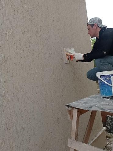 doseme: Fasad üçün dekorativ suvaq və boya xidməti - Xarici divarlarda — 5