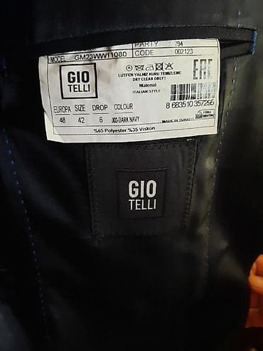 Kostyumlar: Gio Telli kişi smokinq dəsti - Brend: GIO TELLI - Model: GM23WW11080 — 4