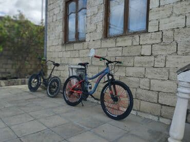 купить горный велосипед недорого: Dağ velosipedi – full suspension - Rəng: boz-göy gövdə, qırmızı arxa — 2