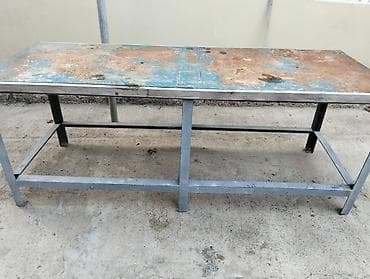 mengene: Metall iş masası / workbench - Material: tamamilə metal karkas, qalın — 1
