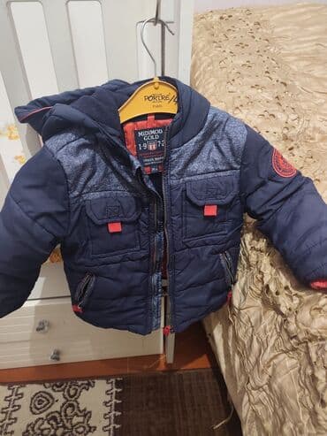 qız uşağı üçün hədiyyələr: Uşaq üçün qış gödəkçələri dəsti 1) Yaşıl-navi rəngdə yüngül şişmə — 2