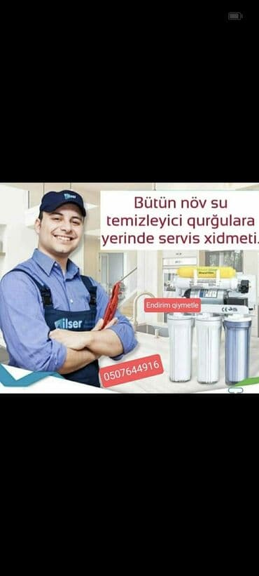 su aparat: Su aparatı, su təmizləyici aparat, su filteri, su filterlerin təmiri — 5