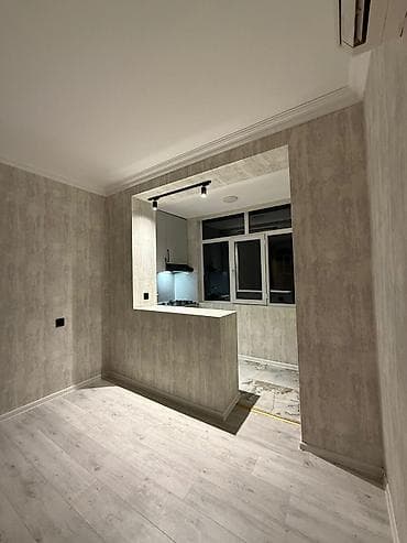 1 otaqlı studio tipli mənzil. Aşağıdakı xüsusiyyətlərə malikdir: - Zal — 4