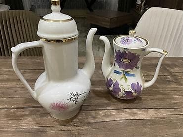 Çay dəsti, rəng - Ağ, Farfor