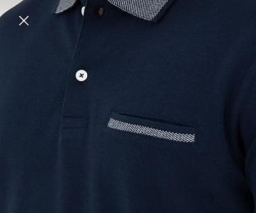 Polo köynək, Pierre Cardin, M, rəng - Göy — 5