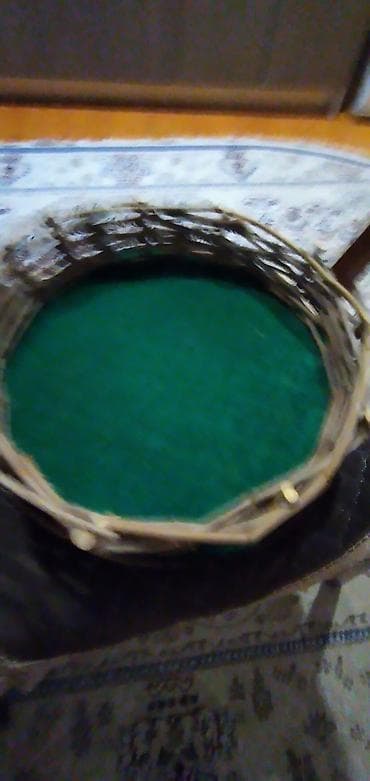 aksesuar qabi: Təbii ağac budaqlarından hazırlanmış dekorativ səbət/tray - Material — 1