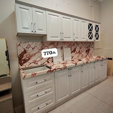 metbext mebel: *770₼ vitrin MƏTBƏX mebeli yenidir*‼️ ÖLÇÜ:-3 hun 2.2 Membrandı MƏRMƏR — 1