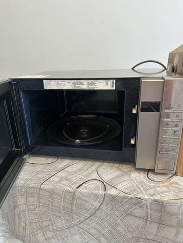 soba aliram: Mikrodalğalı soba Samsung, Ayrıca dayanan, Mikrodalğalar ilə, rəng - Boz, Yeni — 1