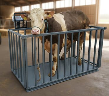 toyuq hini necə olmalıdır: Heyvanlar üçün hazırlanmış bu metal tərəzi iri buynuzlu heyvanların — 1