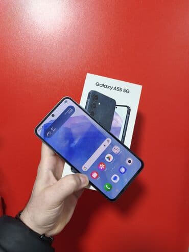 samsung a52s 5g: Samsung Galaxy A55, 256 GB, rəng - Qara — 6