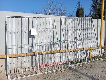 Dəmir pəncərə barmaqlıqları və darvaza panelləri - Material: qalın