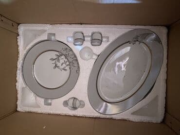 i̇ran qab qacaq: Nahar dəsti, rəng - Ağ — 8