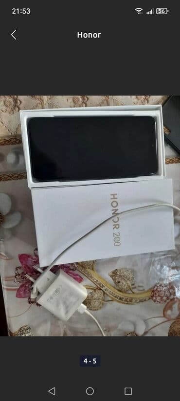 telefon qiymetleri: Honor 200 Smart, 256 GB, rəng - Qara, Düyməli, Sensor, Barmaq izi — 3