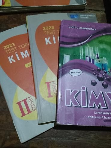 Kimya üzrə hazırlıq üçün kitab dəsti - 2023 Test Toplusu – Kimya, I — 1