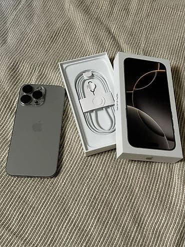 iphone sumqayit: IPhone 16 Pro, 128 GB, Space Gray, Face ID — 1