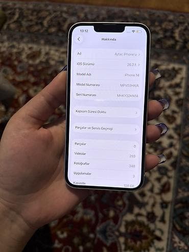 iphone 7 aux kabel: IPhone 14, 128 GB, Zəmanət, Face ID, Sənədlərlə — 7