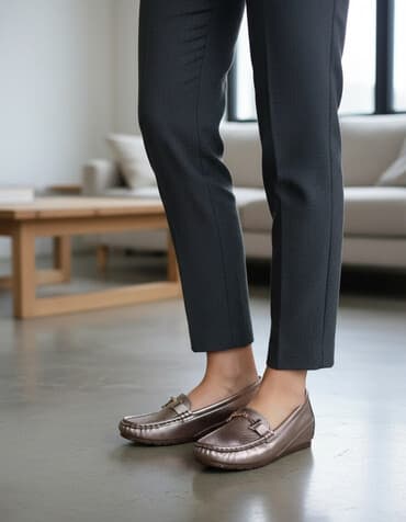 ev üçün açıq qadın şap şapları: Ölçü: 37, rəng - Qızılı, Yeni — 1