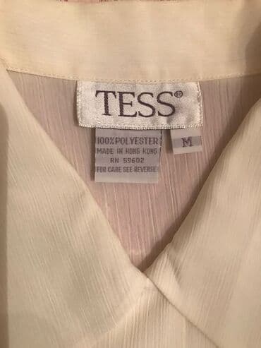 ag koynekler qadin ucun: Teze xaricden getirilmish “TESS” firmasinin M - razmerinde bluzu — 2