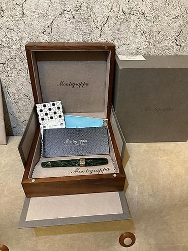 karta: Montegrappa lüks yazı aləti – hədiyyə dəstində Məhsul: - Brend — 1