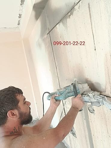 099-201-22-22Beton/kərpicdə dəlik açma və şırımlama xidməti - Diamant