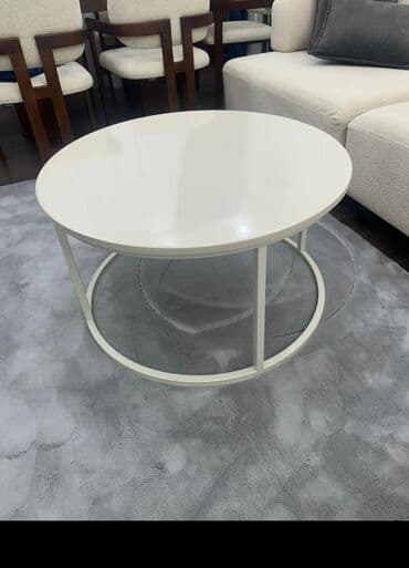 yığılan stol: Jurnal masası, Yeni, MDF, Oval masa — 2