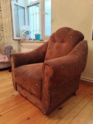 диван и кресло: Кресло, Ткань, Нет кредита, Нет доставки — 1