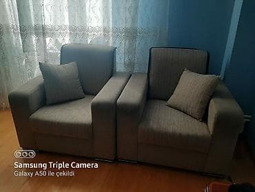 kamp stul: Divan + 2 kreslo satılır.Divan açılır. yaxşı vəziyyətdədir.unvan Yeni — 5