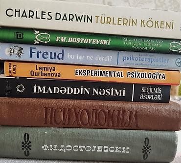 kohne pullar: Mövzu: Qarışıq kitab toplusu – fəlsəfə, psixologiya, klassik ədəbiyyat — 1