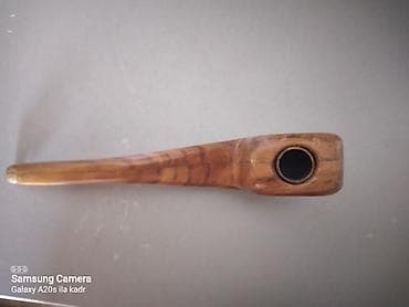 Taxta siqaret kəsəsi (papaq boru) – əl işidir - Material: təbii ağac — 2