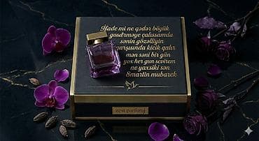 ideal parfumeriya: ZEST PARFUM – 8 Mart üçün xüsusi ətir hədiyyə qutuları - Dizayn: lüks — 5