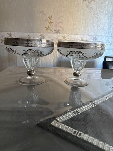 Çaydanlar və qəhvədanlar: Rəng - Boz, Xrustal, 3, 3-dən çox l, Çexiya — 2